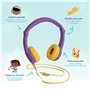 Lunii - Casque Audio Violet - Compatible avec Ma Fabrique à Histoires - pour Les Enfants de 3 à 8 Ans