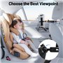 GlasFlength Support Tablette Voiture pour Appuie-tête, 360° Rotation Porte Tablette Voiture Bras Extensible Biaxial Ajustable Su