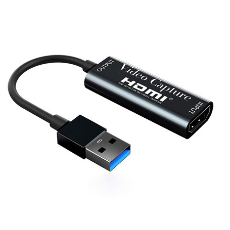 KDR Cartes de Capture Audio Vidéo Hdmi vers Usb3.0 4k 1080p Enregistrement via Caméscope Dslr Action Cam pour Scquisition Haute