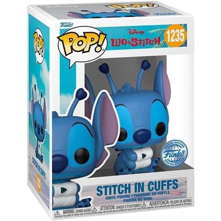 Figurine POP - FUNKO - Lilo & Stitch - Stitch avec menottes - 9 cm - Pour enfants a partir de 3 ans