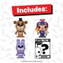 Funko Bitty Pop! Five Nights at Freddy's (FNAF) - Freddy 4PK - Freddy, Bonnie, Balloon Boy et Une Mini-Figurine Mystère en Surpr