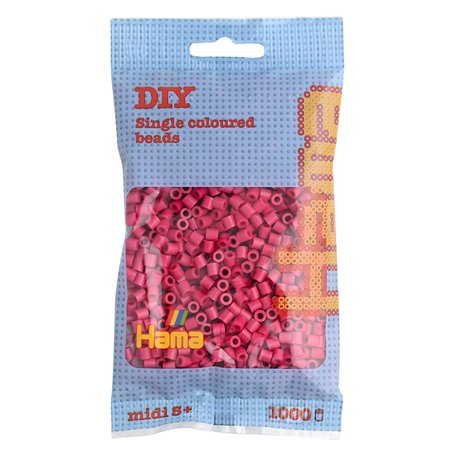 Hama - 207-29 - Loisirs Créatifs - Perles et Bijoux - Sachet 1000 Perles Lie-De-Vin