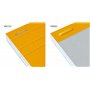 OXFORD Lot de 10 Bloc-Notes Orange A7 Petits Carreaux 5mm 80 Feuilles Agrafées Couverture Carte Enduite Orange