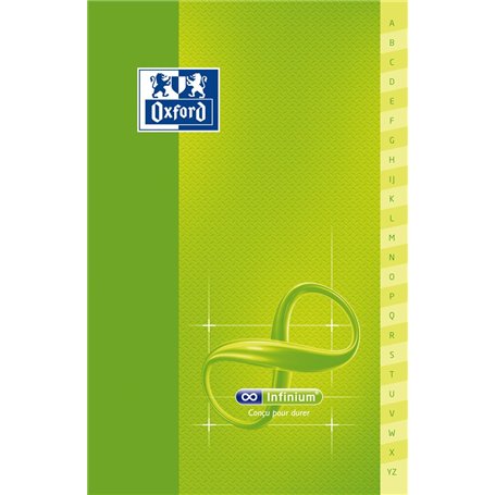 Oxford Infinium Répertoire 11 x 17 cm 96 pages petits carreaux 5 x 5