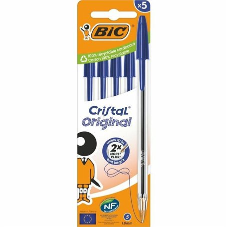 Ensemble de Stylos Bic Bic Cristal Original 516344 Bleu