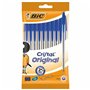 Ensemble de Stylos Bic Cristal Original 516352 Bleu (10 Unités)