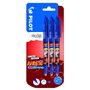 PILOT x NARUTO - Lot de 3 FriXion Ball - Stylos effaçables - Édition limitée Naruto Shipudden - Stylos rollers rechargeables - B