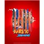 PILOT x NARUTO - Lot de 3 FriXion Ball - Stylos effaçables - Édition limitée Naruto Shipudden - Stylos rollers rechargeables - B