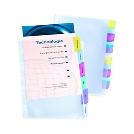 Elba 100204587 Intercalaire pochette A4+ Incolore