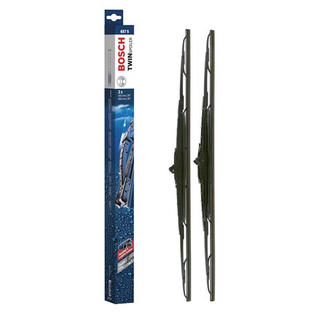 Bosch Balais d'Essuie–Glace Plats Conventionnel Twin Spoiler 657S