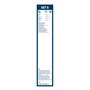 Bosch Balais d'Essuie–Glace Plats Conventionnel Twin Spoiler 657S, Longueur: 650mm/650mm – 1 Paire de Balais avant