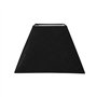 OSTARIA 98423 Abat-jour Carré Noir Base 27cm Dim : 27x27xH19cm