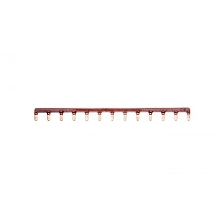 Hager - Barre de pontage marron (phase) - 13 modules - KB163P - Hager - KB163P