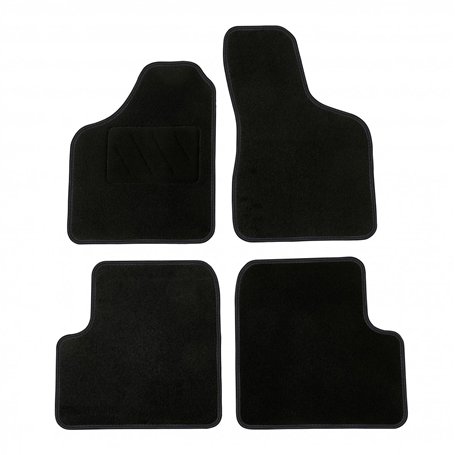 DBS - Tapis de Voiture - sur Mesure pour Twingo (2000 à 2007) - avec Clips de Fixation - Tapis de Sol antidérapant pour Automobi