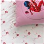 Miraculous Ladybug Shadow Parure de Lit Fille 140x200 cm | Housse de Couette Enfant 1 Personne 140x200 cm + 1 Taie d'oreiller 63