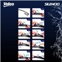 VALEO Silencio Balai d'Essuie-glace - VH126 - Premium Balai d'Essuie-glace Hybride Toutes-saisons, Remplacement d'Équipement d'O