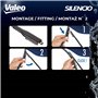VALEO Silencio Essuie-glace - VF884 - Kit de Balais d'Essuie-glace Plat d'Origine de Haute performance, Visibilité Supérieure su