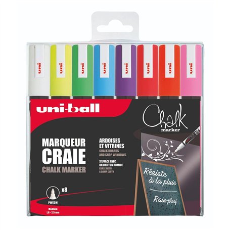 Uni Ball - Uni Mitsubishi Pencil- Marqueurs Craie Chalk Marker PWE-5M-Marquage Éphémère
