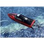 TURBO CHALLENGE - Bateau - Turbo Boat - 094117 - Bateau Télécommandé - Rouge - 1/16 - Prêt à Naviguer - Batterie Rechargeable et