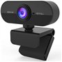 Webcam Full HD avec microphone pour ordinateur de bureau