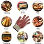 Eurotel Gant Manique Kevlar + Silicone Antidérapant pour Four, Barbecue…