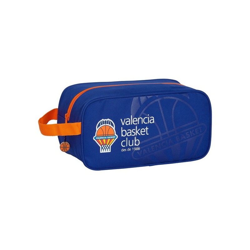 Range-Chaussures de Voyage Valencia Basket Bleu Orange (29 x 15 x 14 cm)