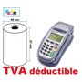 10 rouleaux, bobines cartes bancaire, papier thermique 57 x 40 x 12 mm pour terminal de paiement, calculatrice adapté pour ingen