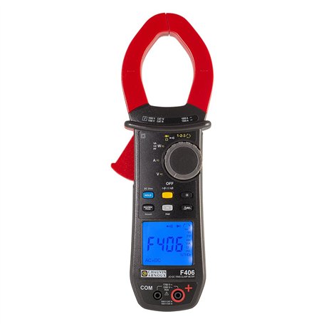 Chauvin Arnoux F406 Pince ampèremétrique numérique protégée contre les projections d'eau (IP54) CAT III 1500 V