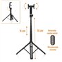 Perche Trépied Compacte pour Samsung Galaxy A16 A25 A05s A35 A55 A15 A54 A14 A34 A04s A23 A03s A13 A33 A40 A32 Extensible 70 cm 