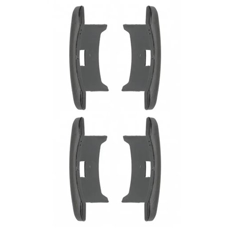 cyclingcolors 4x Embout guidage de lame de volet roulant en PVC noir Coulisse Maintien Treuil Fenêtre Store Ouverture Fermeture