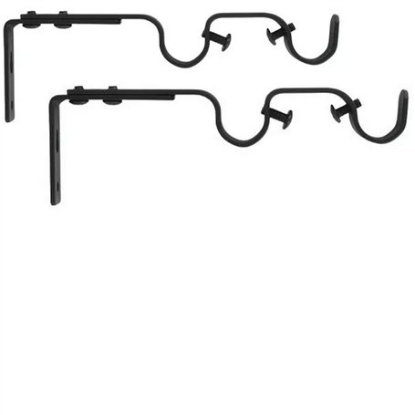 Luance Supports pour tringles à Rideaux Doubles gouttières ø 20 mm