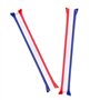 French Tendance - Paire de Clap Clap - Baton Gonflable Supporter France - Pour Applaudisseur - Bleu Blanc Rouge - Tube Plastique