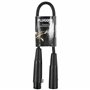 Plugger Adaptateur DMX XLR mâle 3 broches vers XLR femelle 5 broches. Longueur 30 cm. Signal symétrique + masse spécial DMX. Con