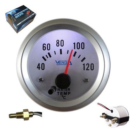 VEGA Manomètre température d'eau 40-120 °C 7 couleurs fond blanc 52 mm
