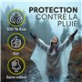 ZENO Poncho Pluie Imperméable Jetable - Pack Familial - Cape de Pluie Femme Homme - Poncho Enfant Transparent avec Capuche - Imp