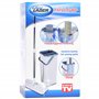 AquaLaser Easy Flat Mop - Seau Auto Nettoyant à double compartiment avec Balai à tête pivotante et 2 lingettes Microfibre