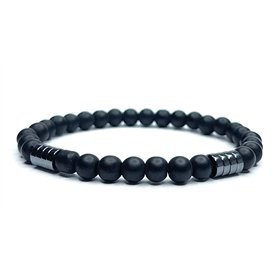 Felicidade Bracelet Homme Obsidienne Noire & Hématite – Perles Naturelles 6mm – Énergie & Protection – Bijou Élégant – Lithothér Felicidade Bracelet Homme Obsidienne Noire & Hématite – Perles Naturelles 6mm – Énergie & Protection – Bijou Élégant – Lithothér