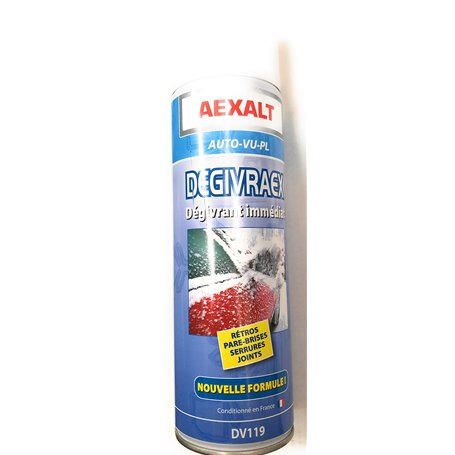 DSTOCK60 - DÉGIVRANT PARE BRISE DEGIVRAEX AÉROSOL 650ml / 400ml net