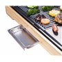 LITTLE BALANCE 8280 Happy Plancha Bambou - Plancha électrique 2 en 1 : Plancha et Grill - 1 seule plaque de cuisson - Tout type 
