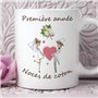 Tasse-Mug Cadeau Anniversaire 1 An de Mariage Noce de Coton Original Amour Couple Romantique