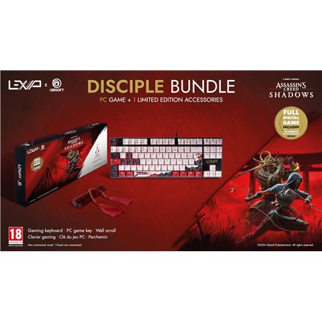 Lexip x Ubisoft Assassin's Creed Shadows Disciple : Jeu PC + Clavier QWERTZ