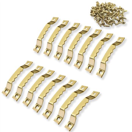 ✮MARQUE FRANCAISE✮-CZ Store®-Cintre photo|Lot de 100+200 vis inclus|✮✮GARANTIE A VIE✮✮-Photo crochet en metal dorée solide et du