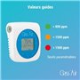 Detecteur CO2 Class'Air : Capteur CO2, Mesure de la qualite de l'air interieur, Thermometre interieur maison & testeur humidité,