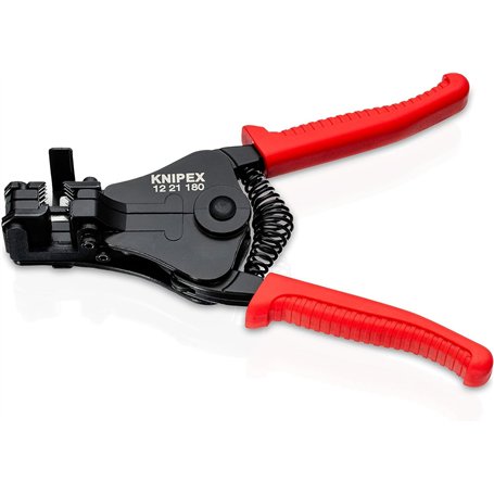 Knipex Pince à dénuder avec couteaux de forme noire laquée