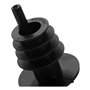 Westmark 20 Becs Verseurs à Spiritueux/Vinaigre/Huile pour Bouteilles, Doseur avec Tube d'air, Bouchon plastique, Jet-Pour, Noir