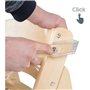 Chaise haute évolutive - ROBA - SIT UP CLICK & FUN - Plateau repas amovible - Hauteur réglable - Jusqu'a 70 Kg - Bois Naturel