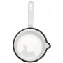 GSW 189965 Hortensia Lot de 5 casseroles en acier émaillé et plastique Blanc