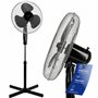 Clatronic Ventilateur sur pied Fan | silencieux | diamètre 40 cm | oscillation/rotation | hauteur et angle d'inclinaison réglabl