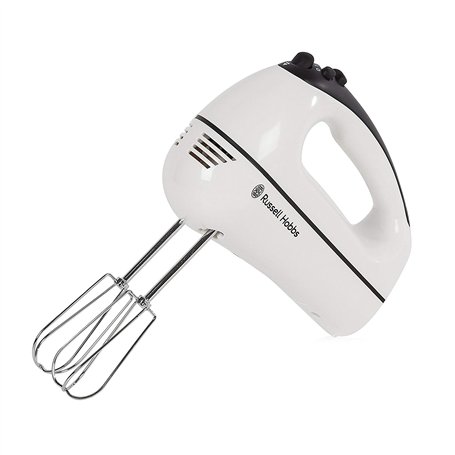 Russell Hobbs 18965-56 Batteur Aura 2 Fouets + 2 Crochets Blanc 380 W