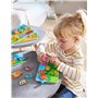 HABA - Jeu de laçage Grenouille en Balade - en Bois - 305229 - Jeu éducatif - Dès 3 Ans Coloré